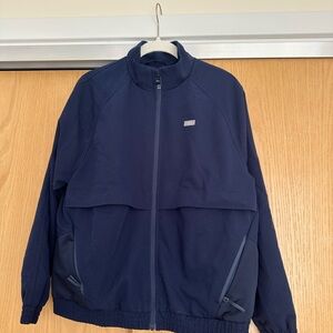 Figs Navy Blue Sydney Scrub Jacket